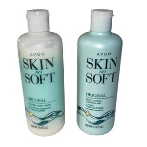 Avon Skin So Soft Original Body Lotion Normal Skin 11.8 oz Creamy Body Lotion